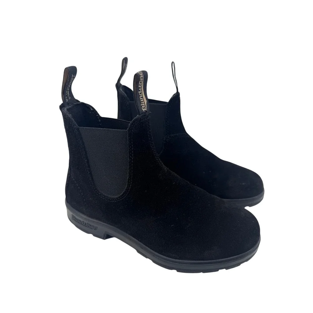 Blundstone #2405 Womens Black Suede Chelsea Boots Water Resistant Ankle Boot